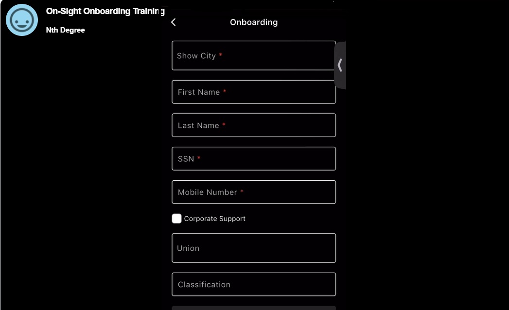 On-Sight Onboarding